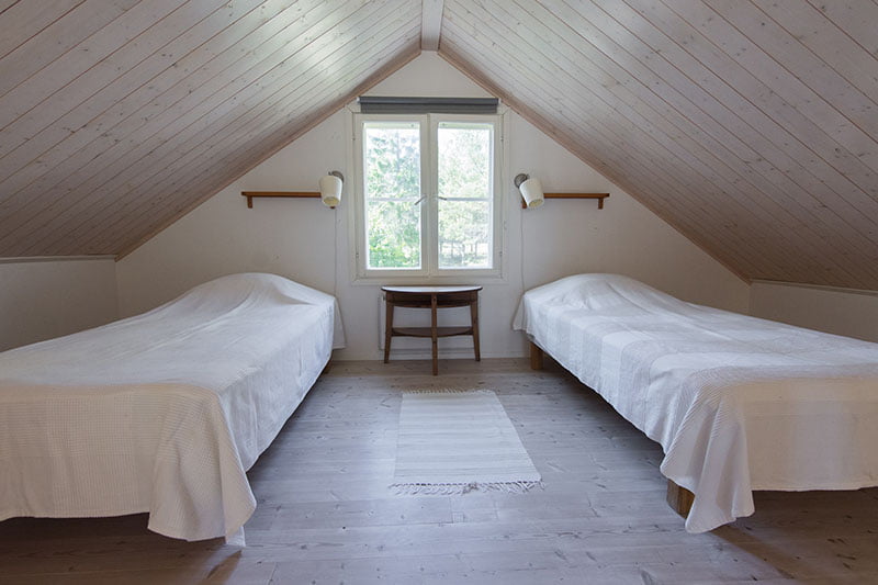 Stromma Cottages Dachgeschoss Zimmer
